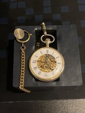 Mechanische Skelett-Taschenuhr