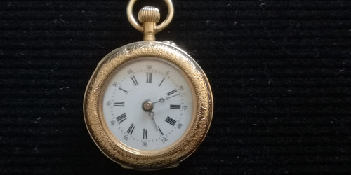Taschenuhr gold 585 - taschenuhr,, 585,