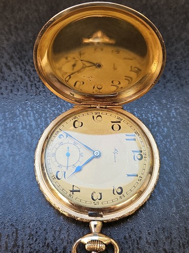 Antike goldfarbene savonette - antike,