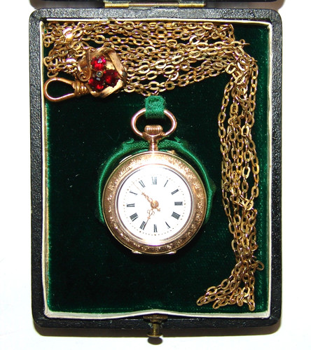 Damen taschenuhr gold - damen,