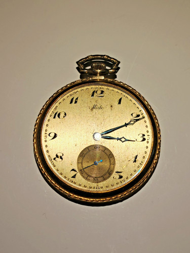 Mido taschenuhr 14k - mido-taschenuhr,, 585er