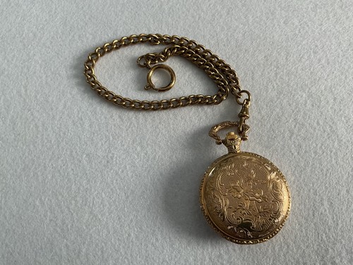 Taschenuhr goldfarben vintage - taschenuhr,