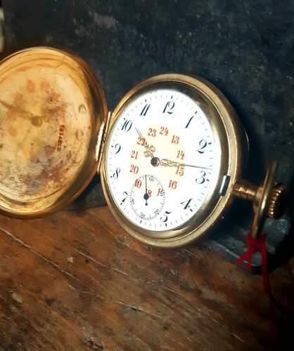 Antike schweizer taschenuhr - antike,