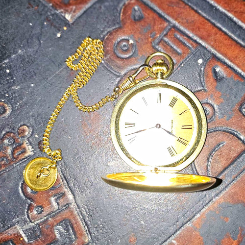 Taschenuhr quarz savonnette - taschenuhr,