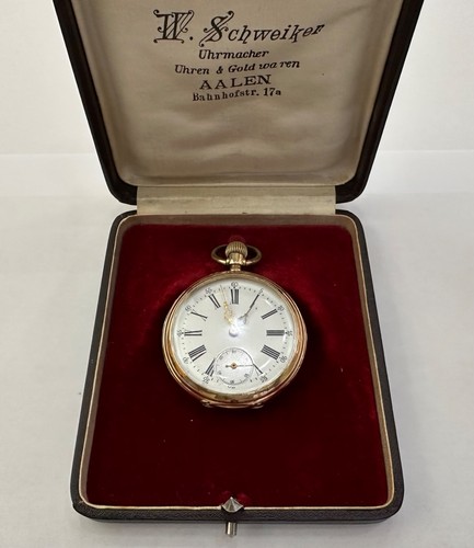 Antike taschenuhr 14k 585er - antike, /