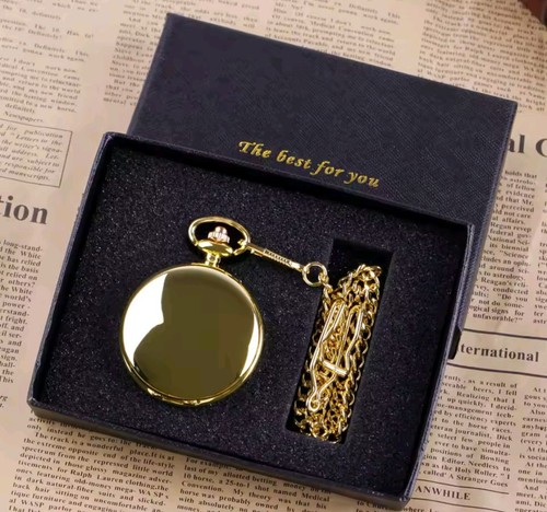Goldene taschenuhr vergoldetes - goldene,