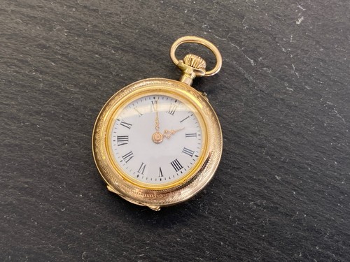 Taschenuhr damenuhr 585 gold - 585,