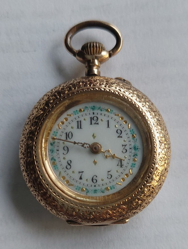 Jugendstil damentaschenuhr - jugendstil,