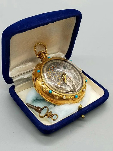 Luxus seltene taschenuhr 18k - luxus,