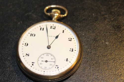 Elgin vergoldete taschenuhr - elgin,