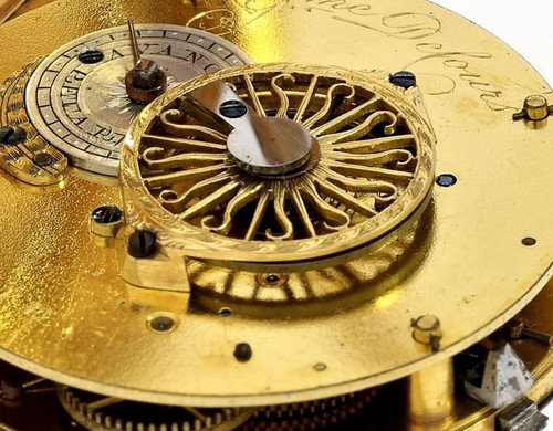 Goldene spindeltaschenuhr - goldene,