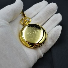 Taschenuhr mit Gravur