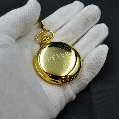 Taschenuhr mit gravur - mit,