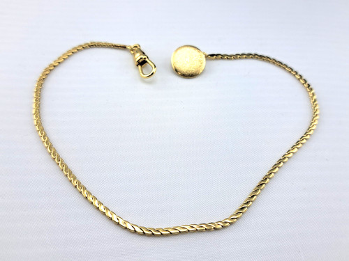 Taschenuhrkette gelbgold 585 - taschenuhrkette,