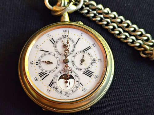 Große taschenuhr handaufzug - große,