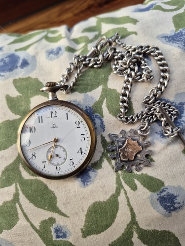 Omega taschenuhr mit silberner - omega-taschenuhr,