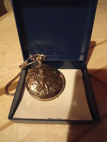 Herren taschenuhr goldfarben - herren,