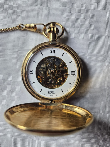 Taschenuhr royal goldfarbig - goldfarbig, in