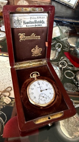 Hamilton 910 taschenuhr - hamilton,