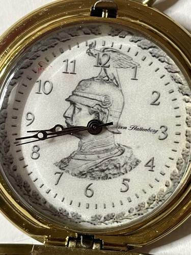Edle goldfarbene taschenuhr - goldfarbene,