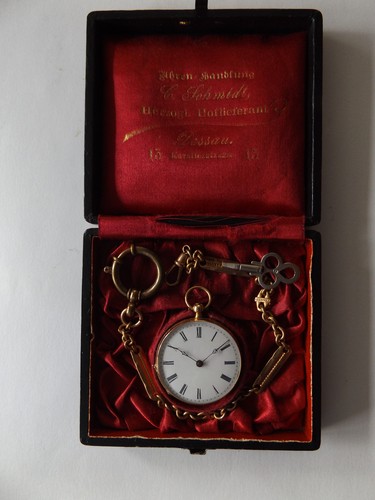 Taschenuhr 1890 585 gold - um,