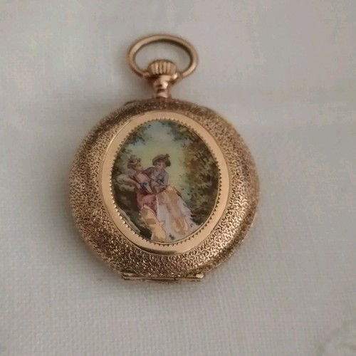 Taschenuhr gold 585 kleine - taschenuhr,